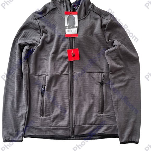 Men's Hoodie Jacket, Brand - Gerry, Size-M, Color-Gray, NWT - Picture 1 of 7